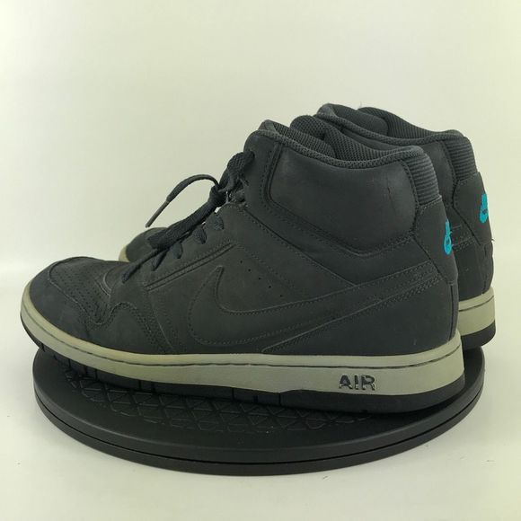 Nike Air Prestige 3 Gray/Blue Athletic High Top Shoes 407036-040 Men's Size 10 - Picture 7 of 12
